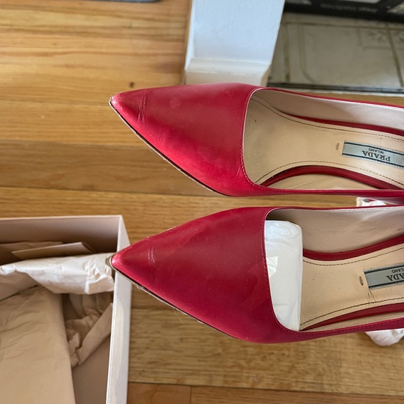 prada red kitten heels - Picture 5 of 5